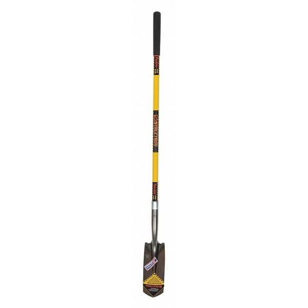 Structron Trenching Shovel, 14 ga. Steel Blade, 48 in L Premium Fiberglass Handle - 89184