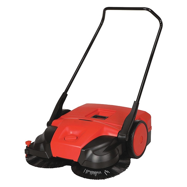 Bissell Commercial Push Sweeper, 31 in.W, 13.2 gal, WalkBehind - BG477