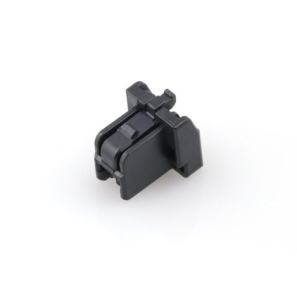 Conector de placa Molex, 2 contactos, 1 fila, paso de 0.059 pulgadas, con seguro, aislante negro, enchufe - 5025780201