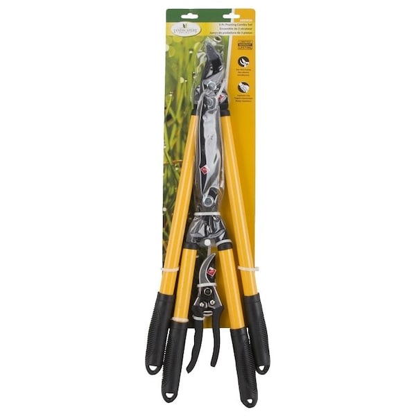 Landscapers Select Pruner/Lopping Shear Set, 23 By-Pass Lopper: 1-1/4 8 By-Pass Pruner: 1/2 in Cutting Capacity - GG-SET2