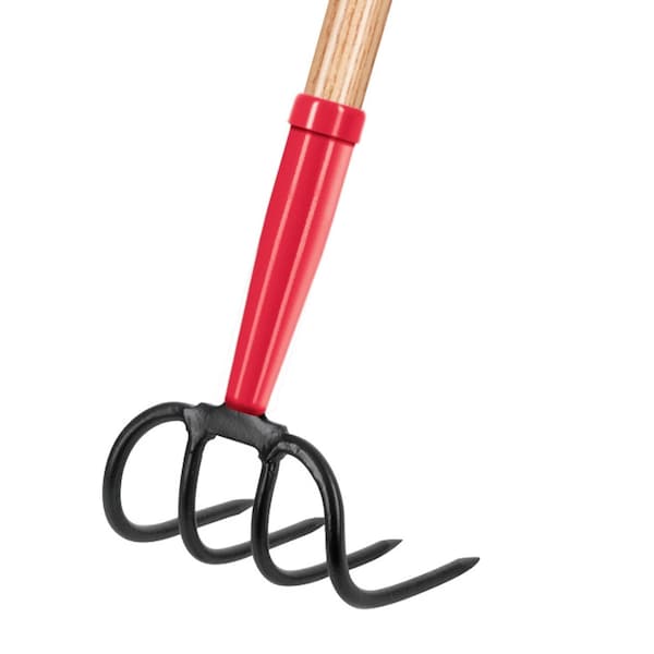Truper Truper Tru Tough 4 Tine Steel Cultivator 54 in. Wood Handle - CUL-E