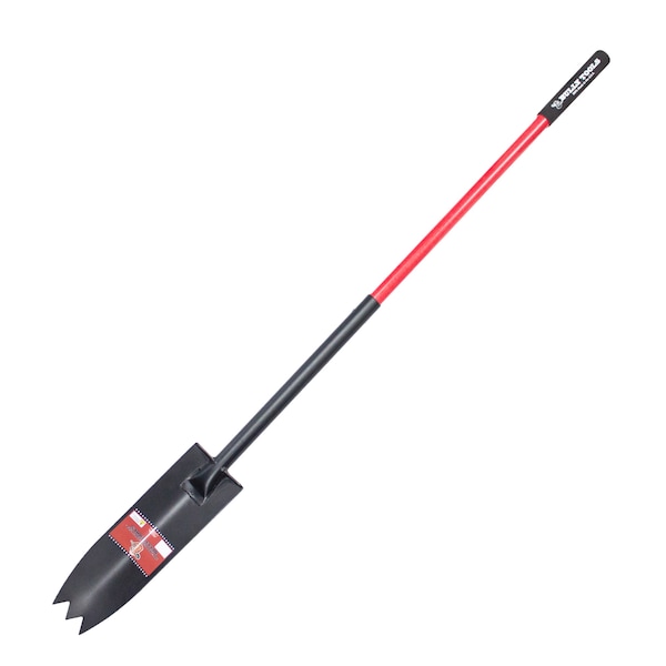 Bully Tools Round Point Shovel, Steel Blade, Fiberglass Handle - 95530