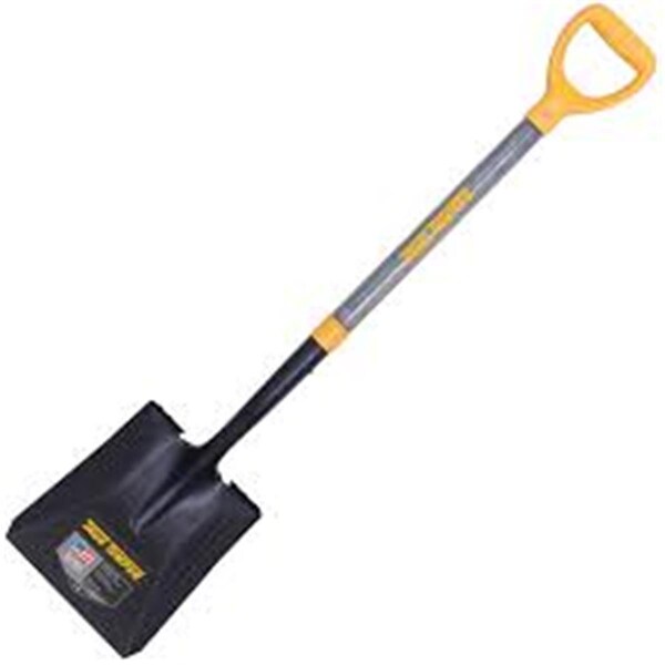 Grandoldgarden 43 in Square Point Shovel W/ Wood Handle and D-Grip - GR86082