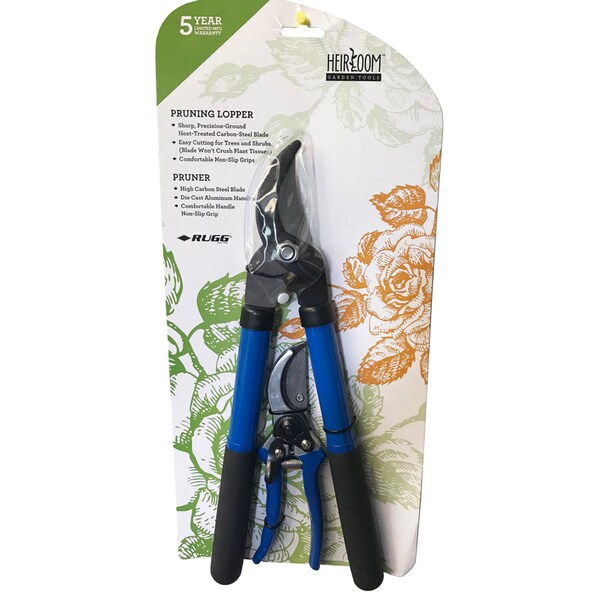 Heirloom Rugg Heirloom Carbon Steel Bypass Lopper/Pruner Set - PL21C-B