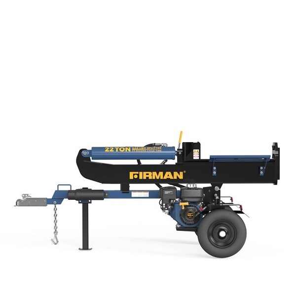 Firman Log Splitter, Gasoline, 0.9 gal Fuel Tank, 22 ton Splitting - GS2201