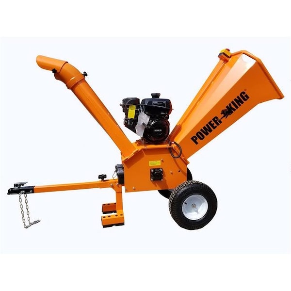 Power King PowerKing PK0903 4 INCH Chipper Shredder DOT Tow Behind - 9.5HP KOHLER - PK0903
