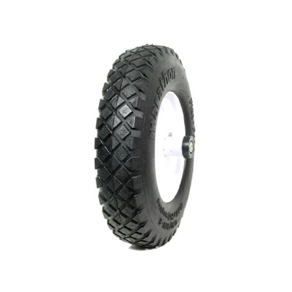 Patioplus Flat Free Turf Tread Wheelbarrow Tire - PA1258511