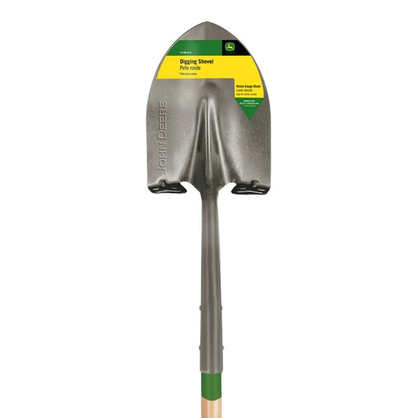 John Deere John Deere 42 in. Steel Digging Shovel Wood Handle - PRY-RBA-SP-JD