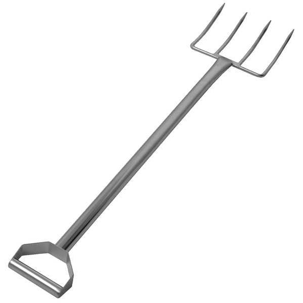 Sani-Lav Stainless Steel Fork, 4 Tines, 8 1/2 In - 2074