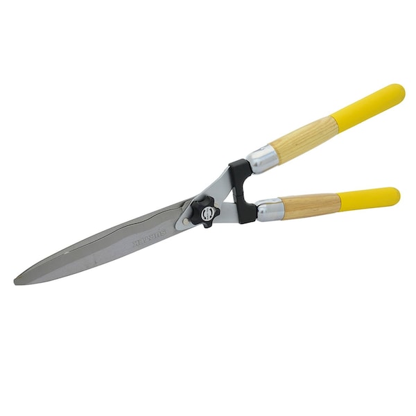 Surtek Two Hans Hedge Shears 12in Wavy Blade With Handle Cushion Grip - TSWG12
