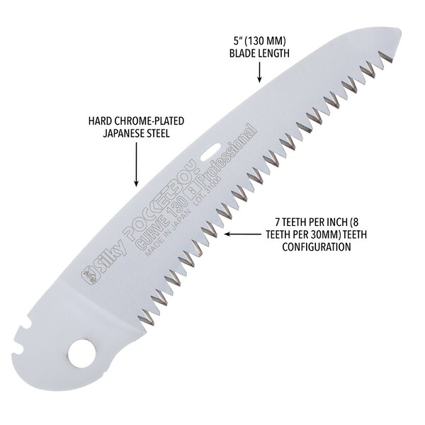 Silky Saws Silky PocketBoy Curve Professional 130mm Blade - 727-13