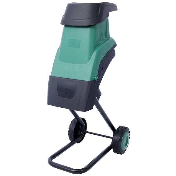 Edendirect 15Amp Electric Wood Chipper/Shredder with Wheels, 2600W Portable Garden Shredder, 60L Collection Bag - ED-W465P146809