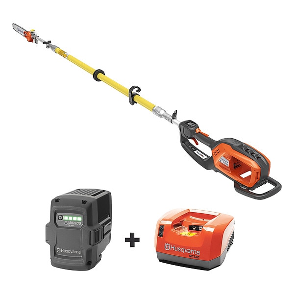 Husqvarna Battery Dielectric Pole Saw - 525IDEPS MADSAW+BLI300+QC330
