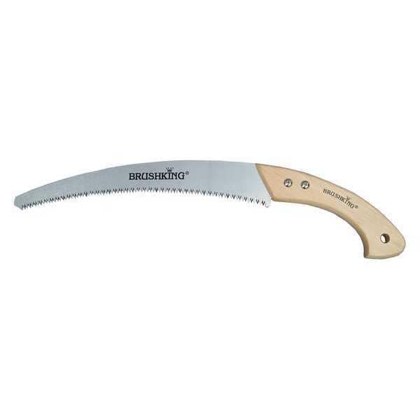 Brushking Curved Saw, Wood Handle, 13" - JR970W