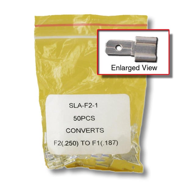 Adaptador de Terminal Empire F2 a F1, 50 piezas - SLA-F2-1