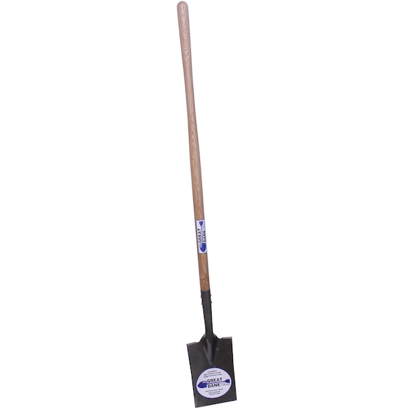 The Brush Man Tear-Off Spade W/ Fulcrum, Smooth Edge, Long Wood Handle, 3PK - SPADE-3-LW-I