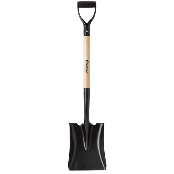 Truper Home Plus+ 38.5 in. Steel Square Transfer Shovel Wood Handle - PCY-D