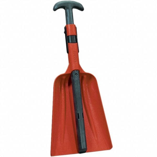 Remco No. 3 Industrial Square Point Shovel, Plastic Blade, 36 in L, Black ABS Plastic Handle - 6880EB