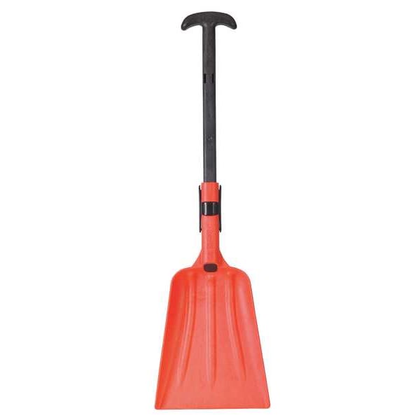 Remco No. 3 Industrial Square Point Shovel, Plastic Blade, 36 in L, Black ABS Plastic Handle - 6880EB