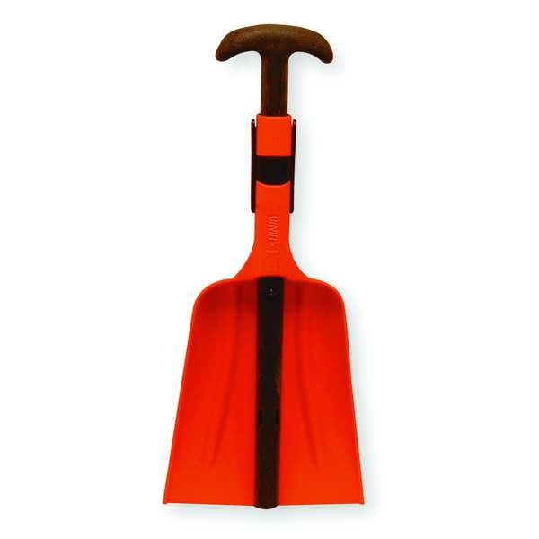 Remco No. 3 Industrial Square Point Shovel, Plastic Blade, 36 in L, Black ABS Plastic Handle - 6880EB