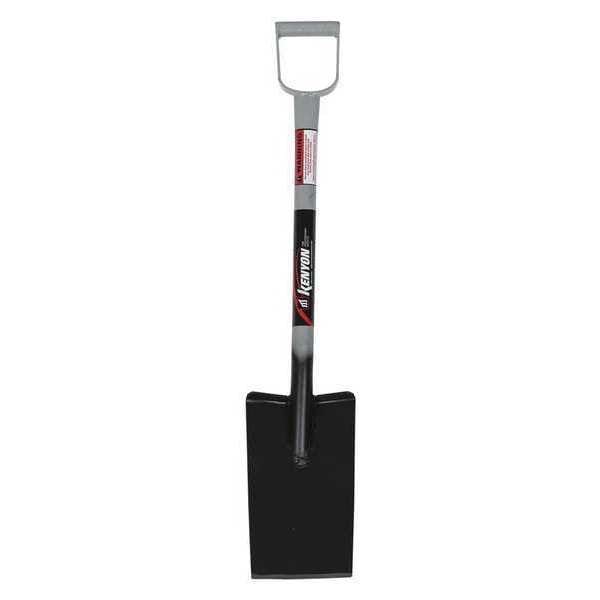 Kenyon Spade Shovel, 14 ga Steel Blade, 27 in L Grey Steel Handle - 49957