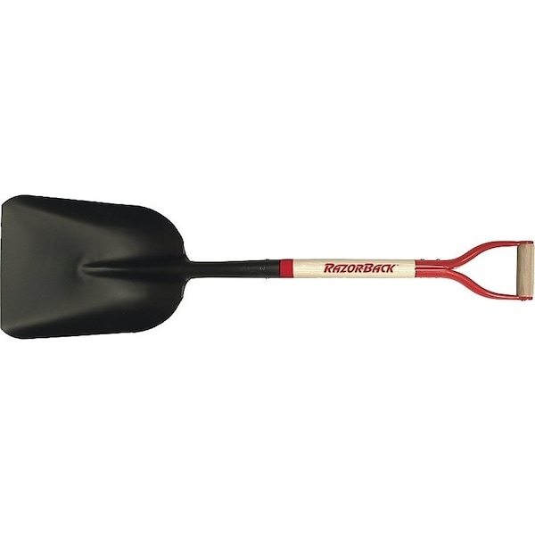Union Tools Scoop Shovel, 15 in L Steel Blade, North American Hardwood Handle - 50139