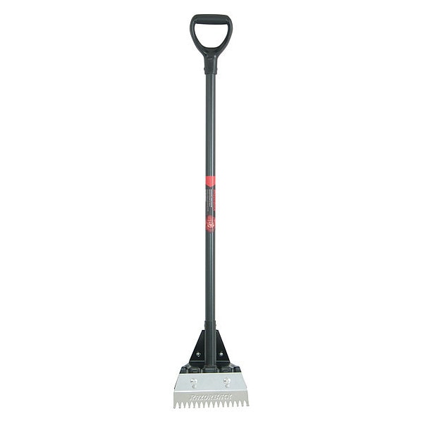 Razor-Back 10 ga Roof Shovel, Steel Blade, 47-1/4 in L, Black Fiberglass Handle - 2594100