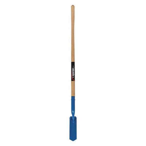 Kenyon Trenching V Shovel, 14 ga Tempered Steel Blade, 48 in L Natural Hardwood Handle - 89223