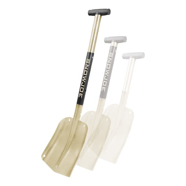 Snow Joe All-Purpose Telescoping Compact Utility Shovel, Gold, Aluminum - ATJ401M-GLD
