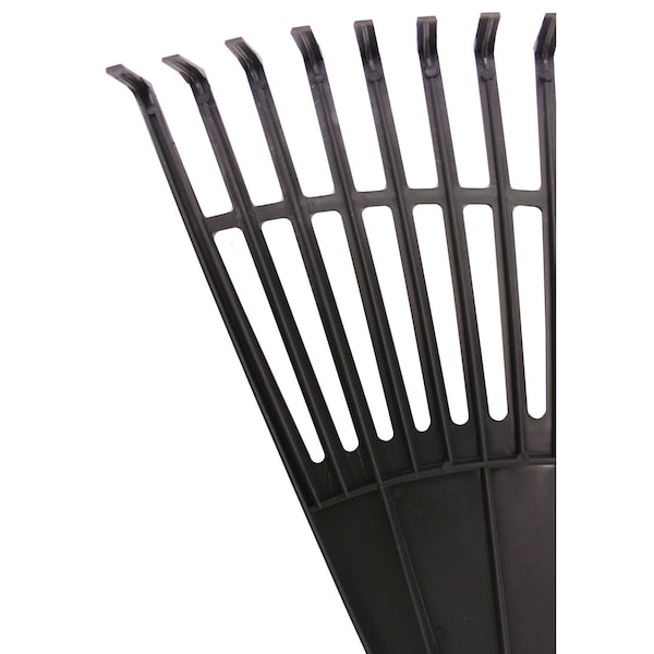 Emsco Group Leaf Rake, 22.5in Resin Head, 48in Hardwood Handle - 2857