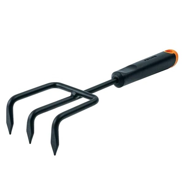 Fiskars 373640-1001 Cultivator, 2 in W, 2.88 in L, 3-Tine - 1069049/373640-10