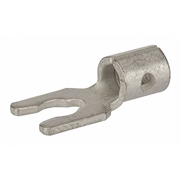 Terminal de pala con bloqueo no aislado de 12-10 AWG de Nsi Industries para tornillo #8 - S12-8-L