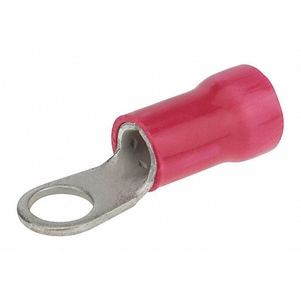 Terminal de Anillo de Vinilo de 8 AWG con Perno de 1/4 de Pulgada - R8-14V de Nsi Industries