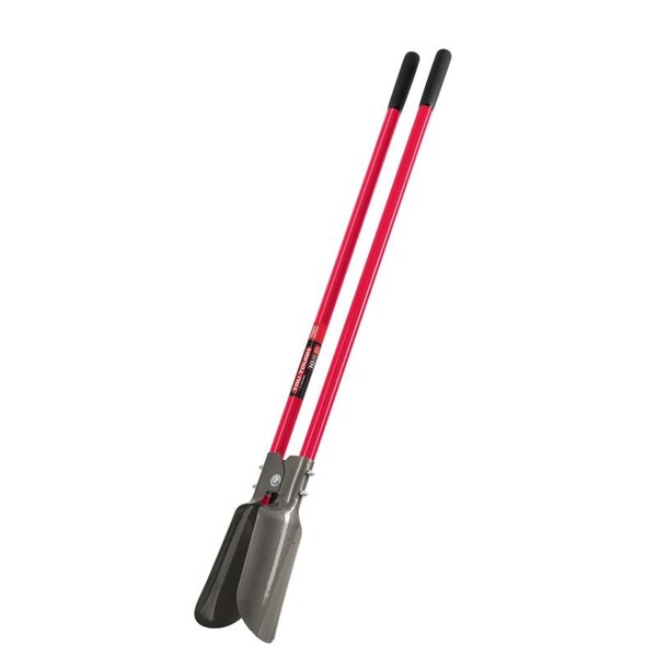 Truper Tru-Tough 59 in. Steel Atlas Pattern Post Hole Digger Fiberglass Handle - CA-36FV