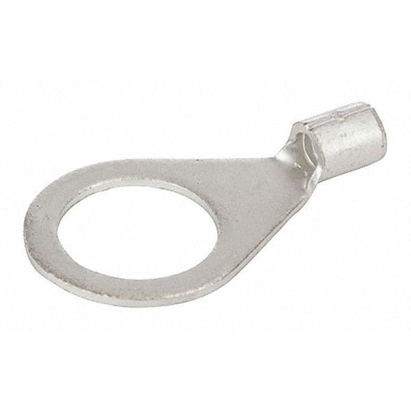 Terminal de anillo no aislado de Nsi Industries para cable calibre 12-10, con perno de 1/2 pulgada - R12-50