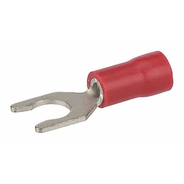 Terminal de espada con bloqueo de vinilo de 16-14 AWG para perno #10 - S16-10V-L de Nsi Industries