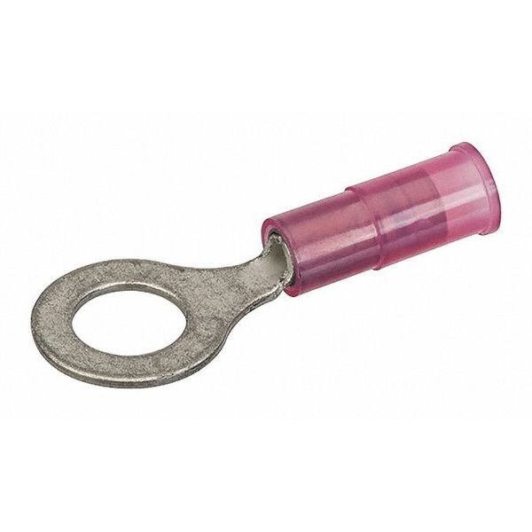 Terminal de Anillo de Nylon 22-18 AWG con Tornillo de 1/4 pulgada - R22-14N de Nsi Industries.
