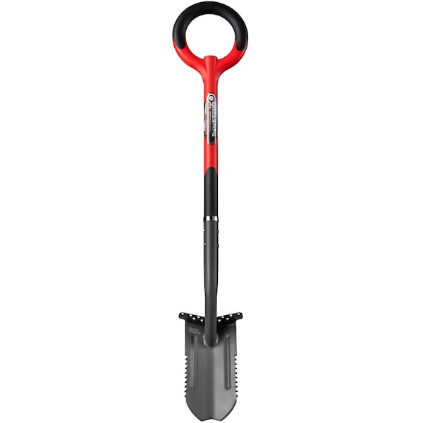 Radius Garden Root Slayer Trench Spade Shovel, 42 in L, Carbon Steel - 23711