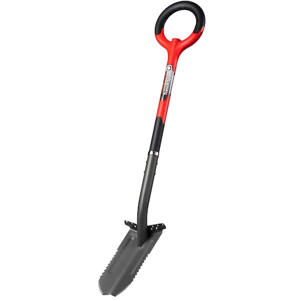 Radius Garden Root Slayer Trench Spade Shovel, 42 in L, Carbon Steel - 23711