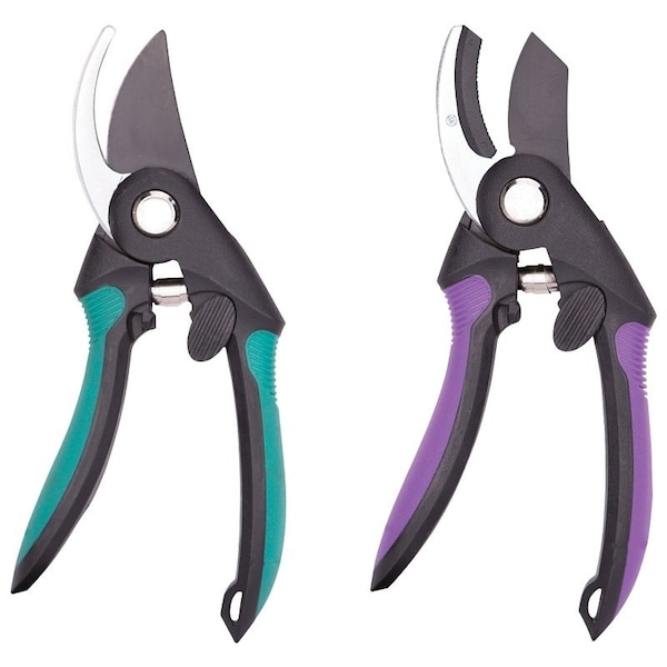 Landscapers Select Pruning Shear Set, 1/2 in Cutting Capacity, Steel Blade, Plastic Handle - GP1296+GP1297