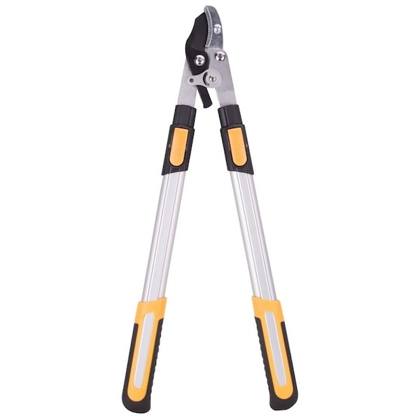 Landscapers Select Anvil Lopper, 1-1/4 in Cutting Capacity, Steel Blade, Aluminum Handle, 24 to 33 in OAL - GL74126
