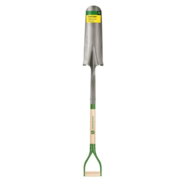 John Deere John Deere 42 in. Steel Round Drain Spade Wood Handle - PEP-16-RBA-JD