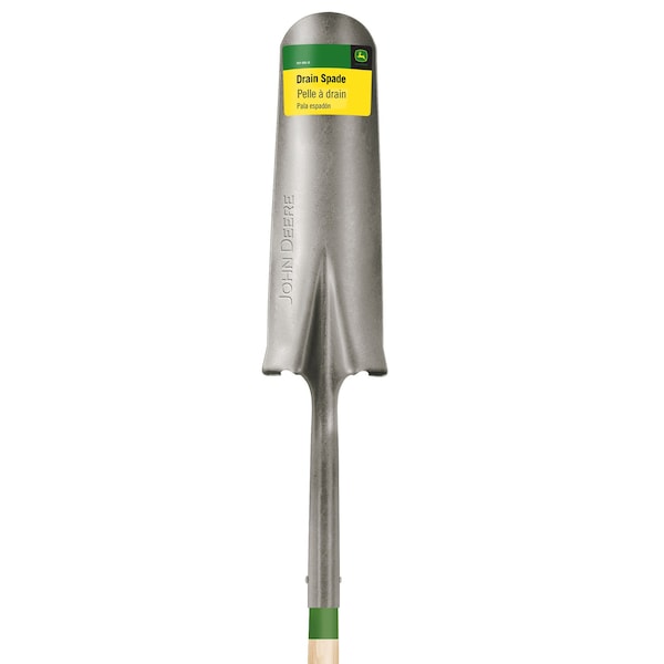 John Deere John Deere 42 in. Steel Round Drain Spade Wood Handle - PEP-16-RBA-JD