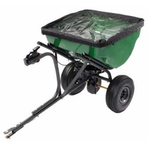 Precision Products Precision Products TBS4500PRCGY 100 lbs. Tow Behind Broadcast Spreader - 121296