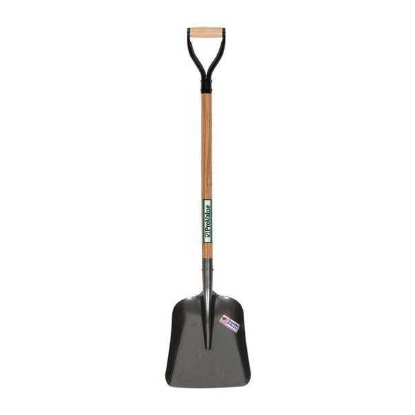 Seymour Midwest Asphalt Square Point Shovel, #2 Blade, Steel Blade, 36 in L Natural Hardwood Handle - 49016