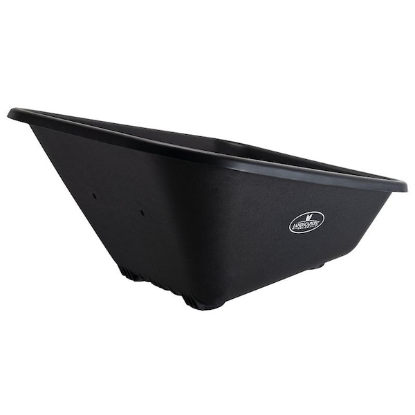 Vulcan Vulcan 34572 Wheelbarrow Tray, Polymer, Black, For 8 cu-ft Wheelbarrow - 34572