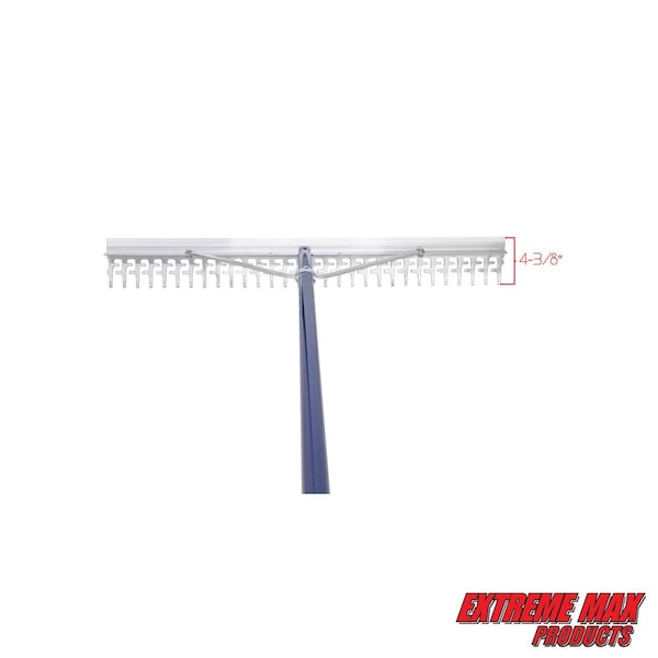 Extreme Max Extreme Max 3005.4095 36" Commercial-Grade Screening Rake for Beach and Lawn Care with 66" Handle - 3005.4095
