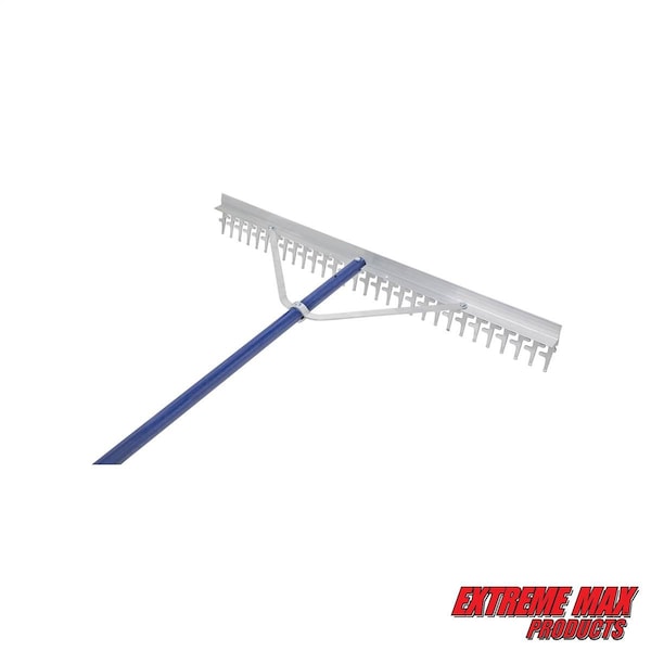 Extreme Max Extreme Max 3005.4095 36" Commercial-Grade Screening Rake for Beach and Lawn Care with 66" Handle - 3005.4095