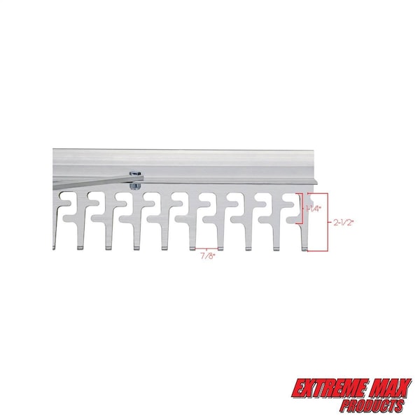 Extreme Max Extreme Max 3005.4095 36" Commercial-Grade Screening Rake for Beach and Lawn Care with 66" Handle - 3005.4095