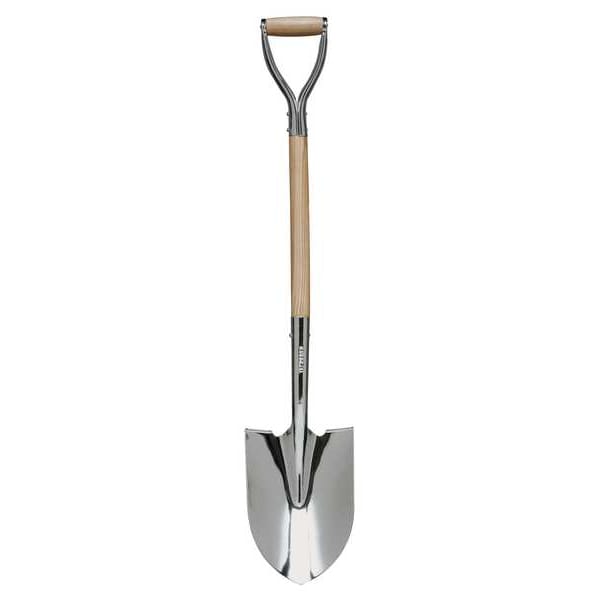 Seymour Midwest No. 2 Round Point Ceremonial Shovel, Steel Blade, 29 in L, Wood - 49191GRA
